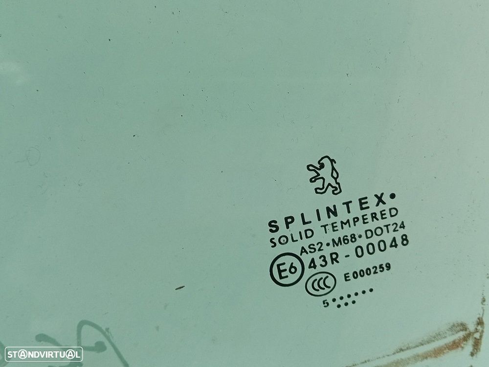 Vidro porta frente esquerda PEUGEOT 307 Break (3E) - 2