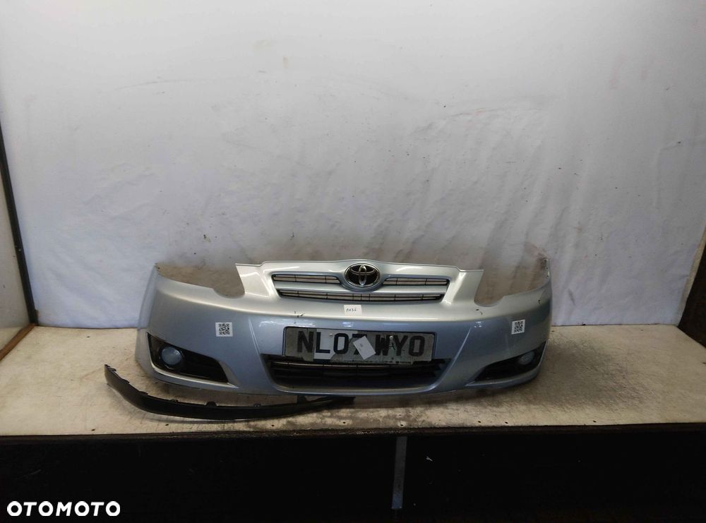 ^ ZDERZAK PRZÓD PRZEDNI DO TOYOTA COROLLA E12 LIFT FL 8Q3 BŁĘKITNY HALOGENY - 1