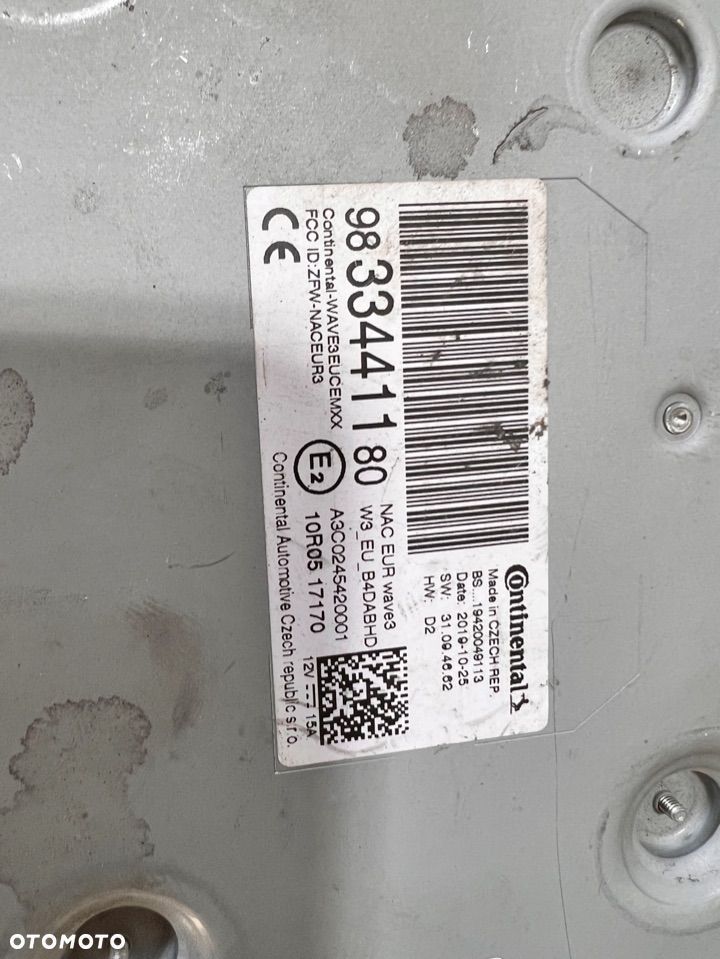 NAWIGACJA NAC WAVE3 208 508 9833441180 - 2