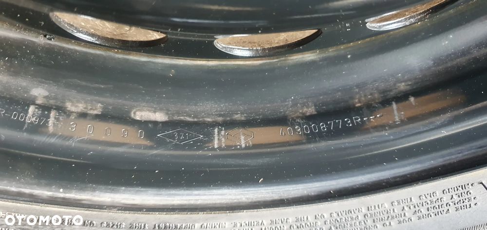 Felgi stalowe Dacia Logan II 4x100 185/65 R15 6J ET40 403008773R - 16