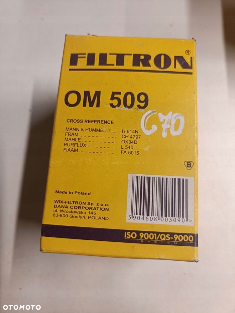 FILTR OLEJU Filtron OM 509 OM509 Mercedes W123 W201 W460 T1 T2 - 3