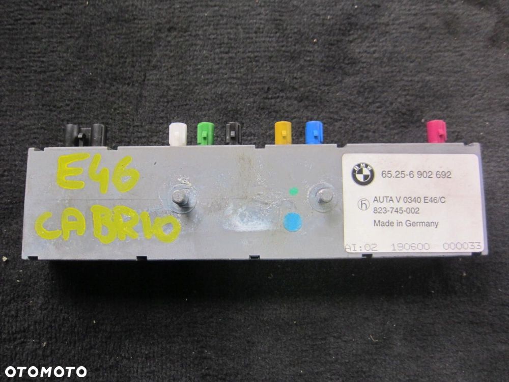 BMW E46 CABRIO WZMACNIACZ ANTENOWY ANTENA 6902692 - 1