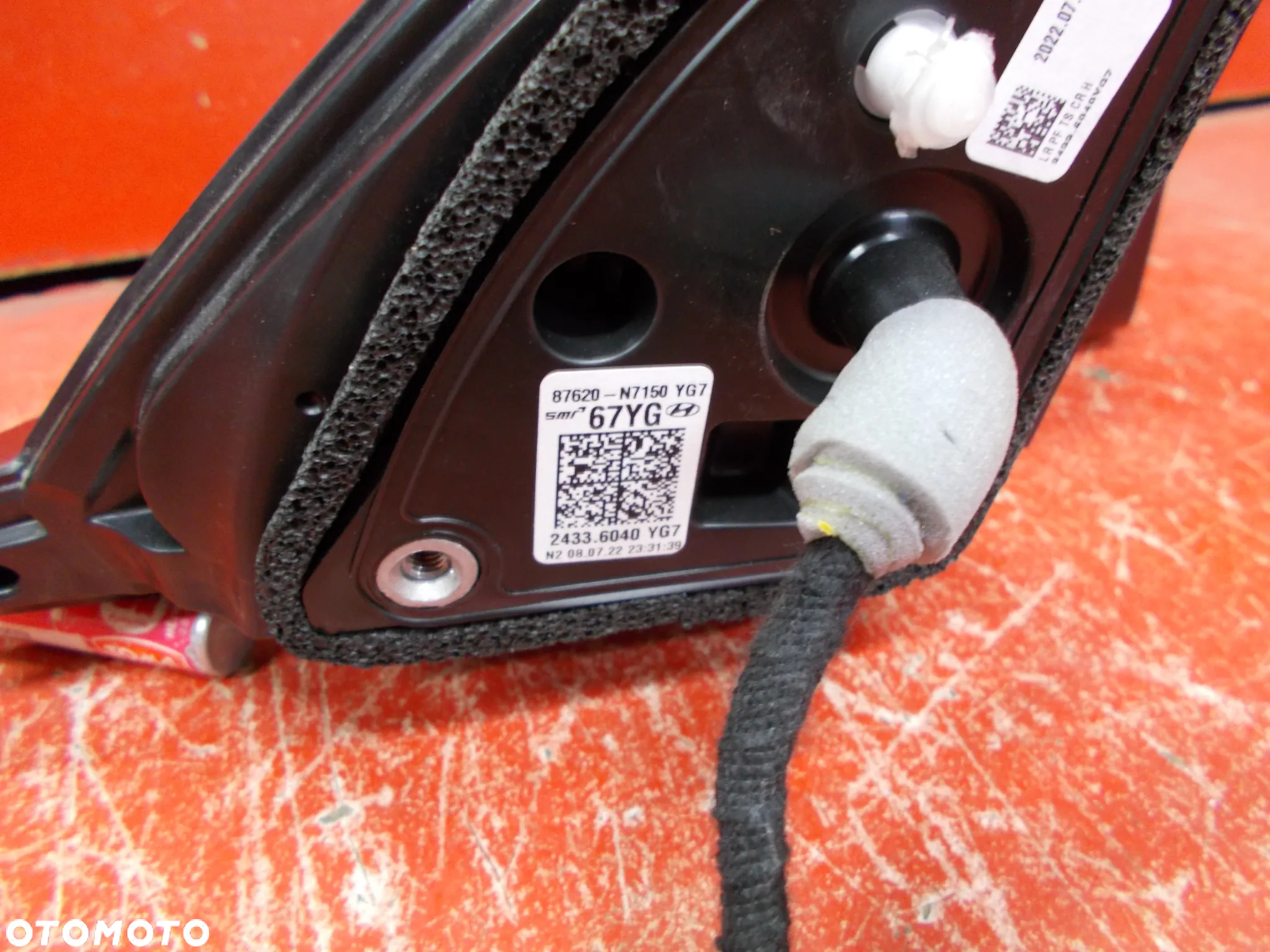 HYUNDAI TUCSON IV 20- LUSTERKO  PRAWE 8 PIN 87620-N7150 - 4