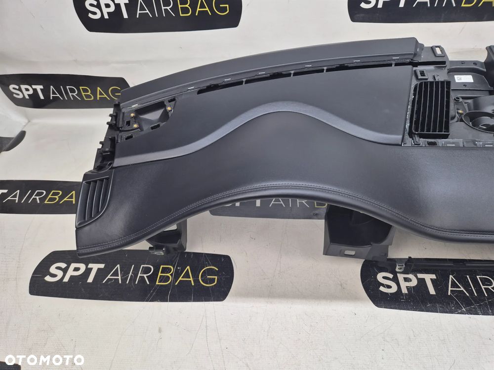 PORSCHE PANAMERA 970 DESKA ROZDZIELCZA GŁADKA KONSOLA KOKPIT PULPIT PODUSZKI AIRBAG AIR BAG PASY KIT SET - 2