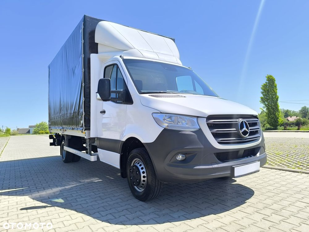 Mercedes-Benz Sprinter 519,190KM, Winda + Plandeka 8 Palet, Firana, Salon Polska! - 30