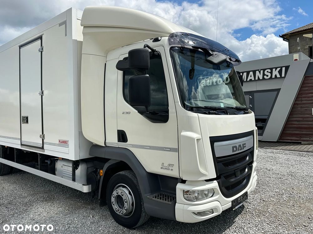 DAF / LF 12.230 / EURO 6 / KONTENER + WINDA / 16 PALET / KABINA SYPIALNA - 7