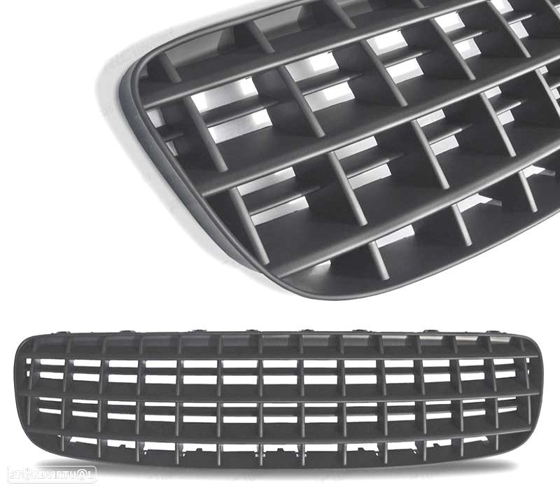 GRELHA FRONTAL AUDI TT 98-05 PRETA - 3