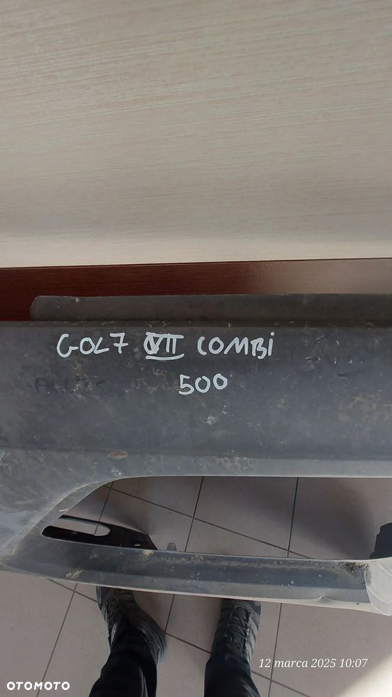 Golf VII Kombi Poszycie Błotnika Tył Tylne Prawe - 3