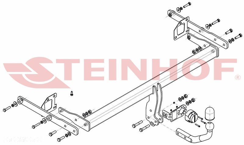 Hak Holowniczy + MODUŁ 7PIN do Renault Megane IV 5 drzwi od 2016 - 2