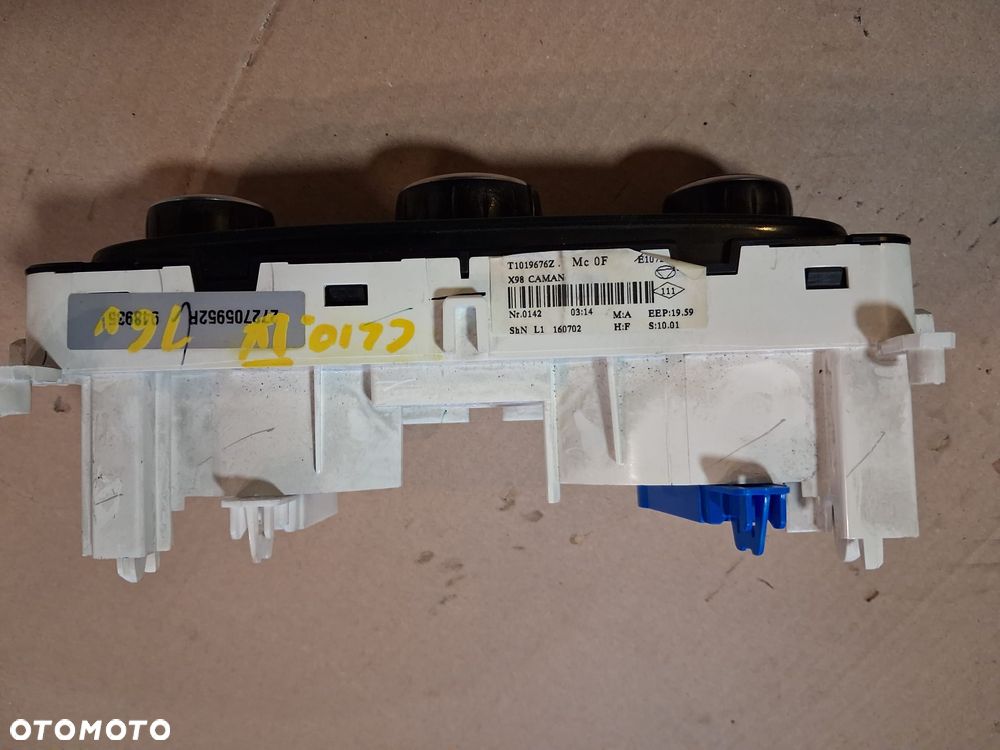 Panel sterowania nawiewu CLIO IV 4 T10196762 OE - 2