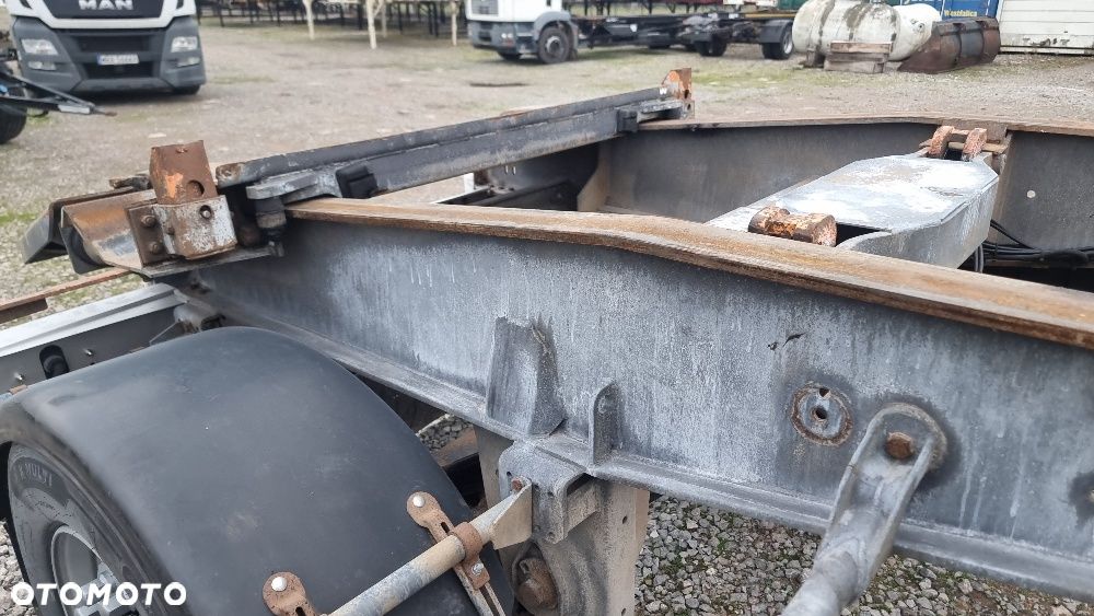 Huffermann 24.500zł netto PRZYCZEPA HAKOWIEC DO KONTENERÓW DO ZŁOMU RAMA OCYNK ROK OPONY 80% ST.BDB MOŻLIWOŚĆ TRANSPORTU - 8