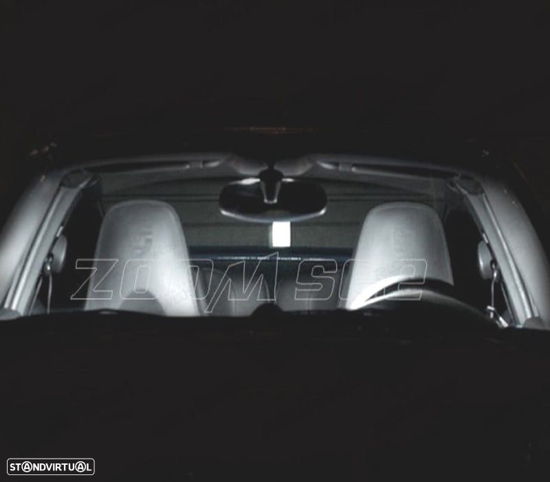 KIT COMPLETO 12 LAMPADAS LED INTERIOR PARA PORSCHE 911 997 CARRERA TURBO TARGA GT 05-11 - 3