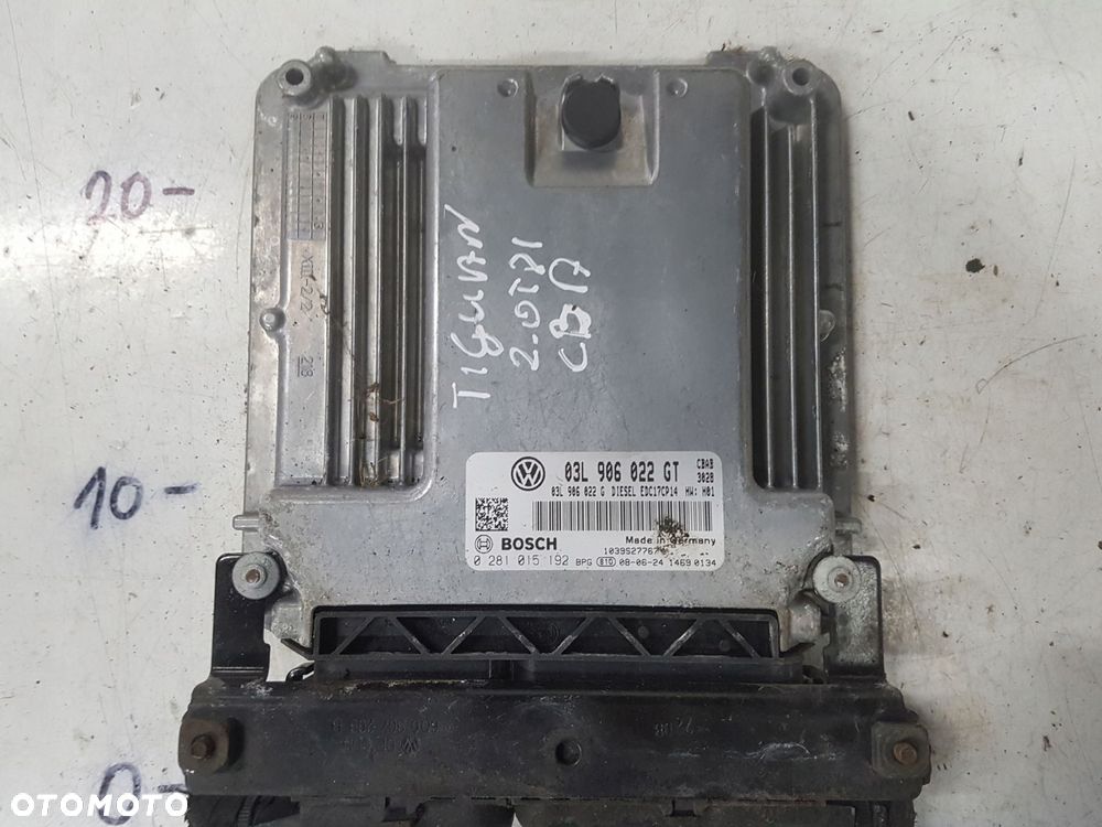 VW TIGUAN I 5N 06-10r 2.0 TDI CBA KOMPUTER SILNIKA