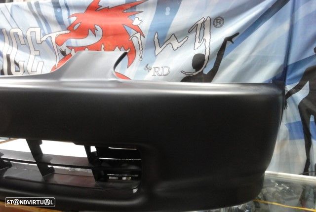 Para-choques sem frisos Honda civic 96-98 EK9 look + Lip / spoiler frontal em fibra EK9 TYPE R Look - 13