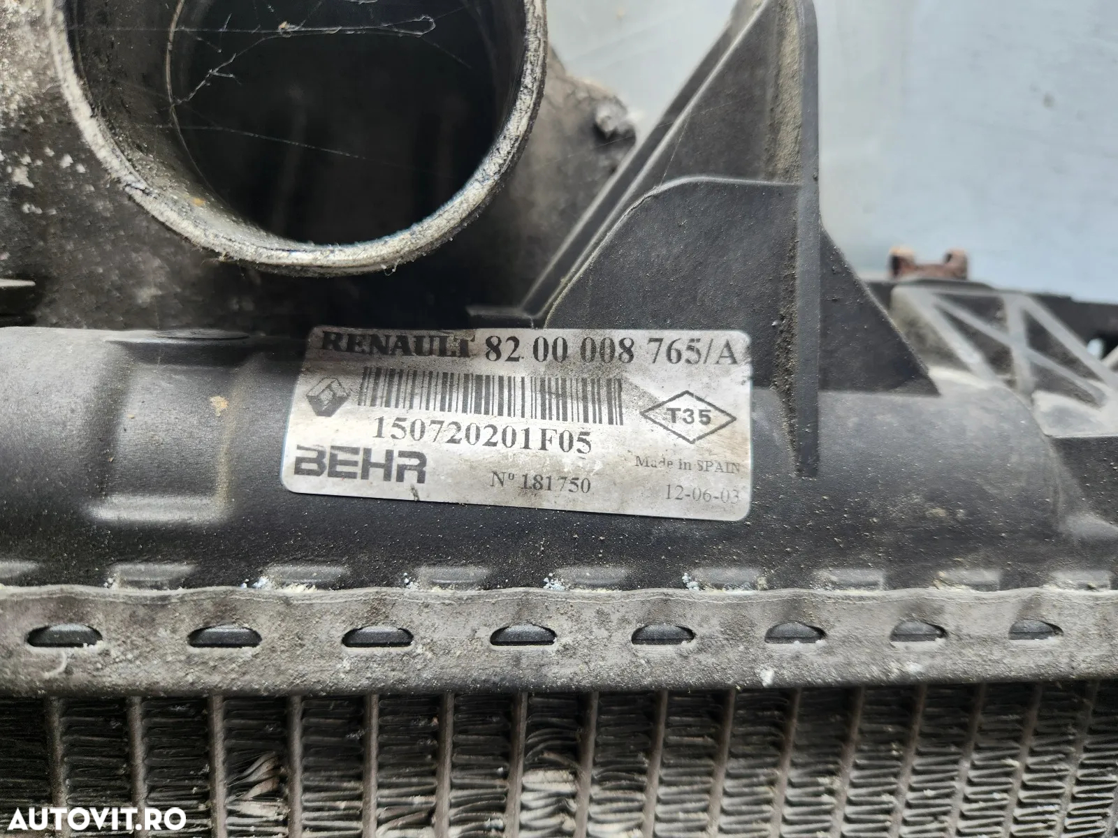 Radiator Racire Apa Antigel Renault Laguna 2 2.2 Dci Cod - 4
