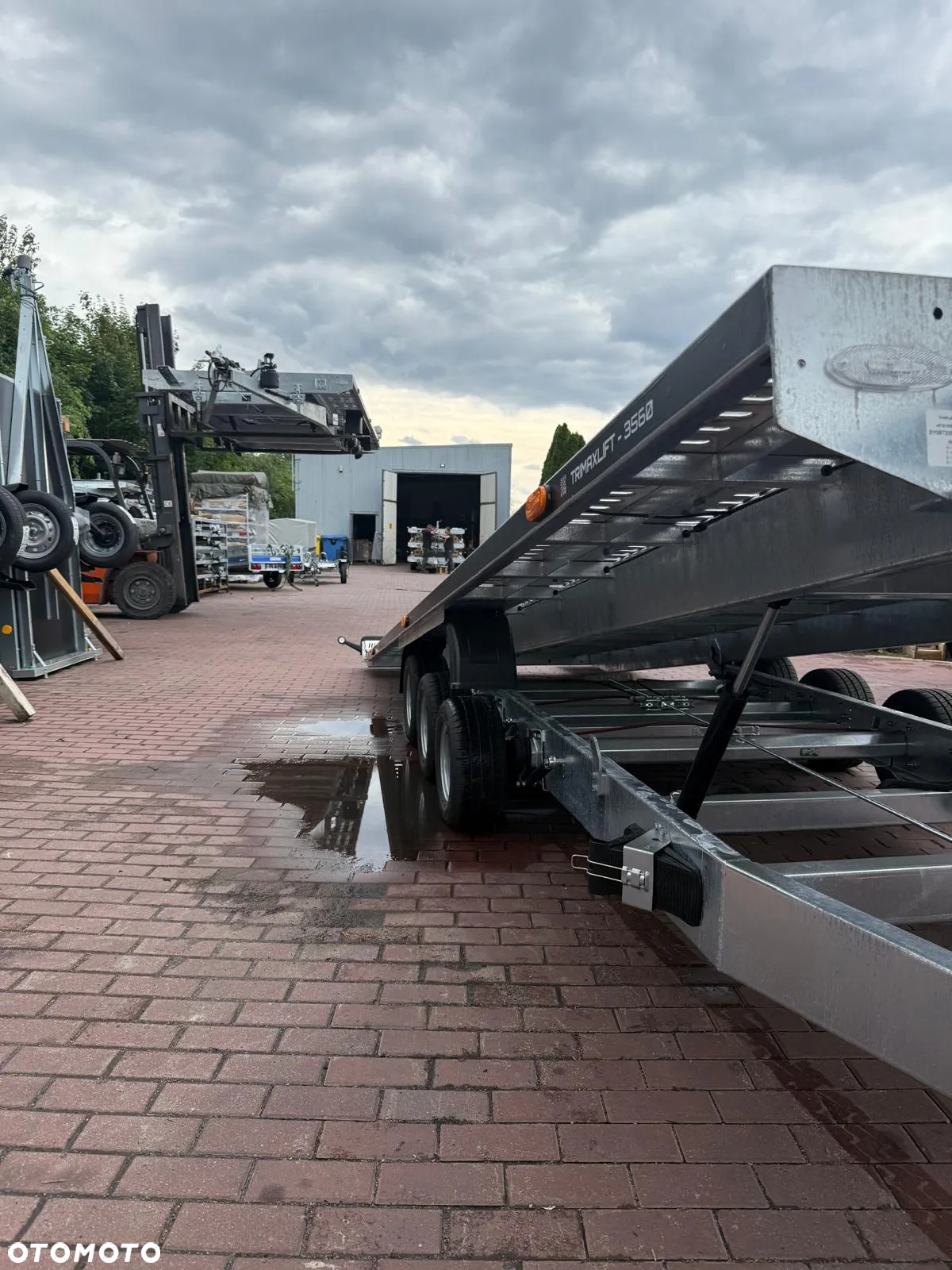 Inny Balhanger TRIMAXLIFT 3560 Wypełnienie Aluminium 600x210 3 osie DMC 3500kg uchylana hydraulicznie MOCNA - 15