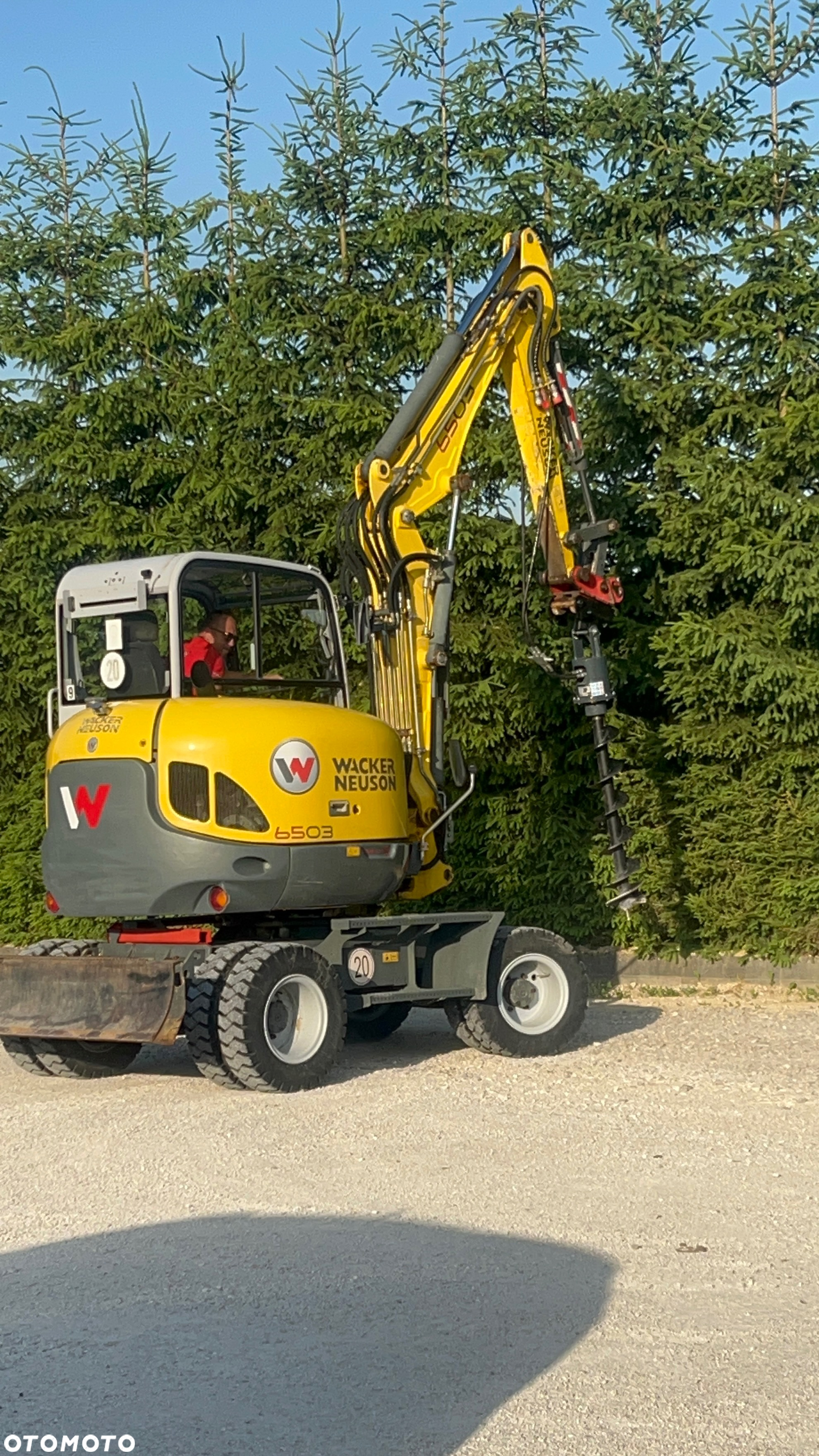 Wacker Neuson Mini KOPARKA KOŁOWA WACKER NEUSON 6503 WD 5,8t Długie ramie 3xłamane Dodatkowa hydraulika SZYBKA SKRĘTNA 2x łyżki Wiertnica skarpowa hydrauliczna Yanmar 2009r 3060mth - 4