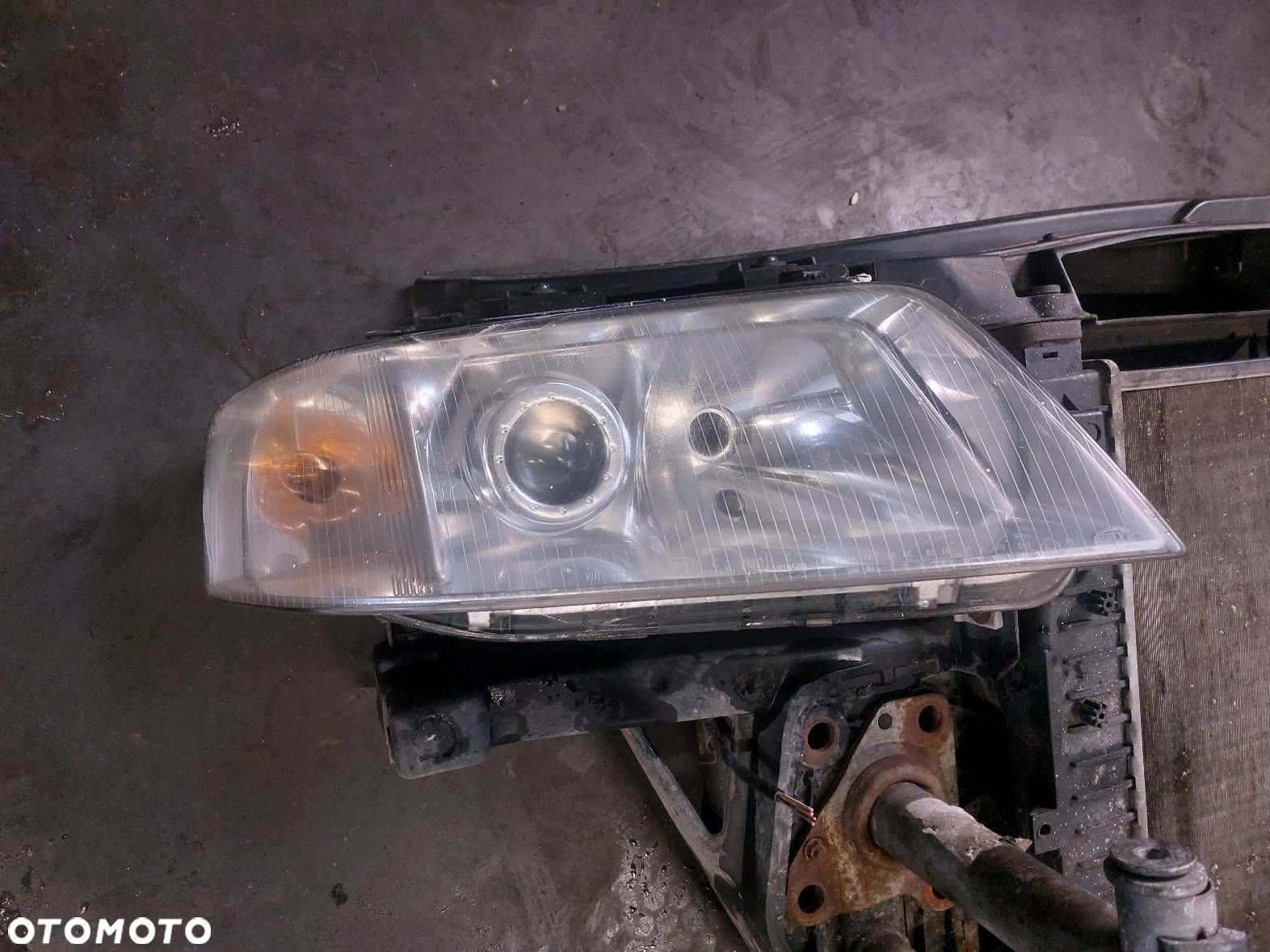 KOMPLETNY PRZÓD MASKA ZDERZAK PRZÓD BŁOTNIK LAMPY AUDI A6 C5 LZ6H - 8