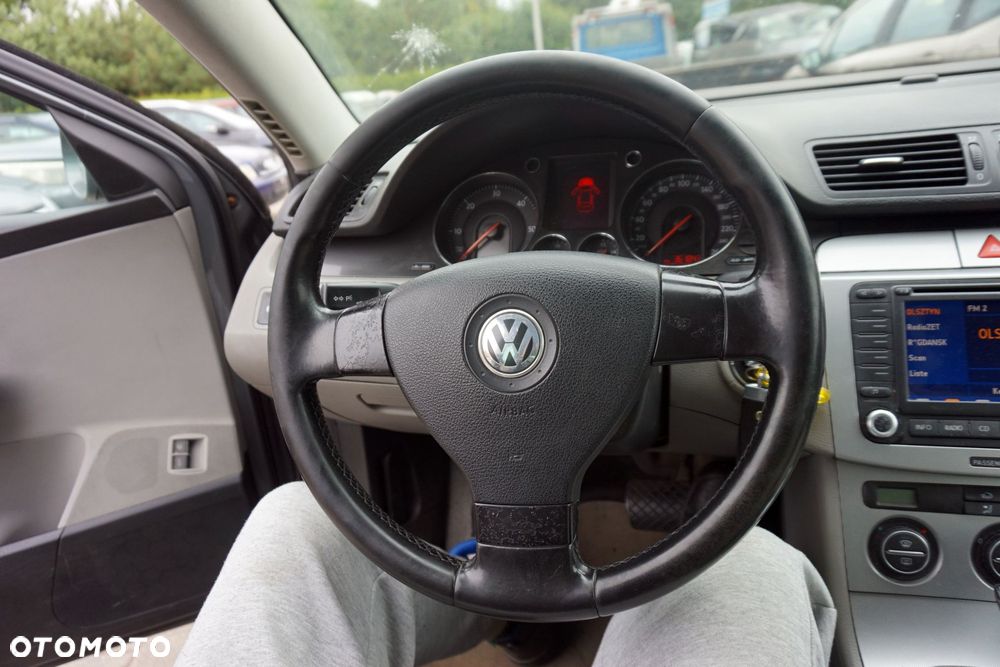 KIEROWNICA SKÓRZANA SKÓRA PASSAT B6  VOLKSWAGEN 2005-2010 - 2