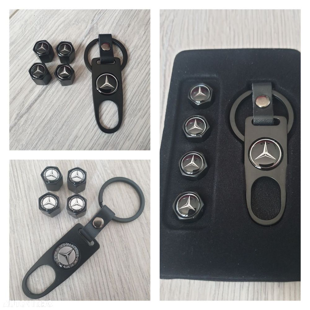 Set-Capacele-Valva-Ventil+Breloc-Mercedes-C220-E220-CLS-C-E-S-Class-ML - 1