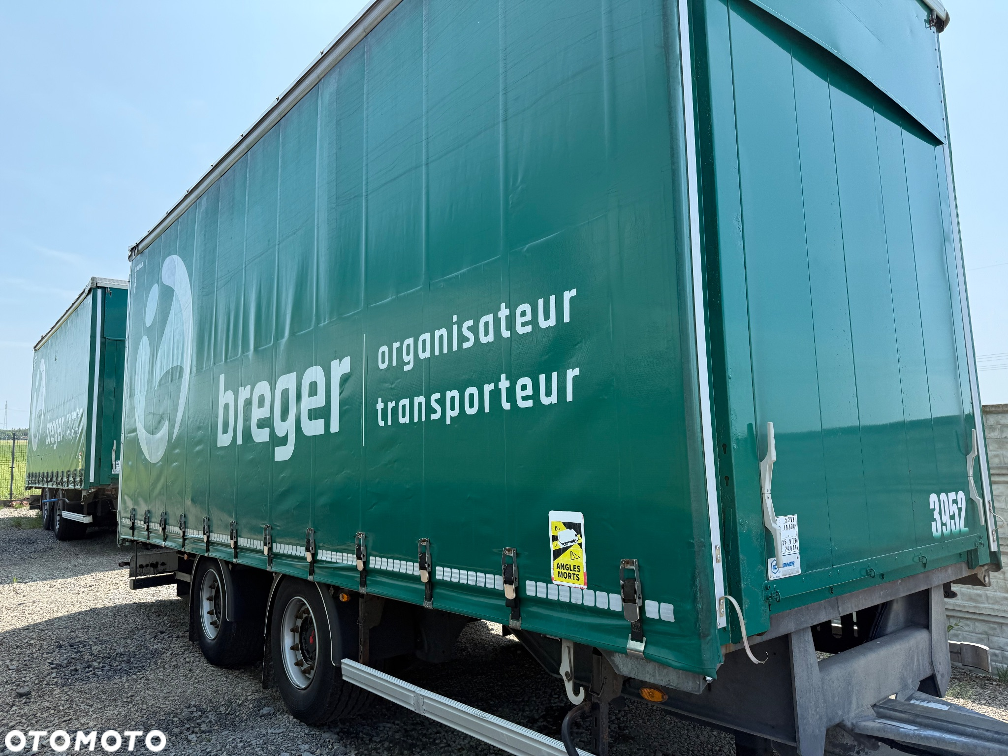 Fruehauf FRUEHAUF / 2 OSIE / OCYNK / SAF INTRAX / REGULACJA WYSOKOŚCI / BOKI I DACH ZSUWANE / Z FRANCJI / STAN BDB / / / - 3