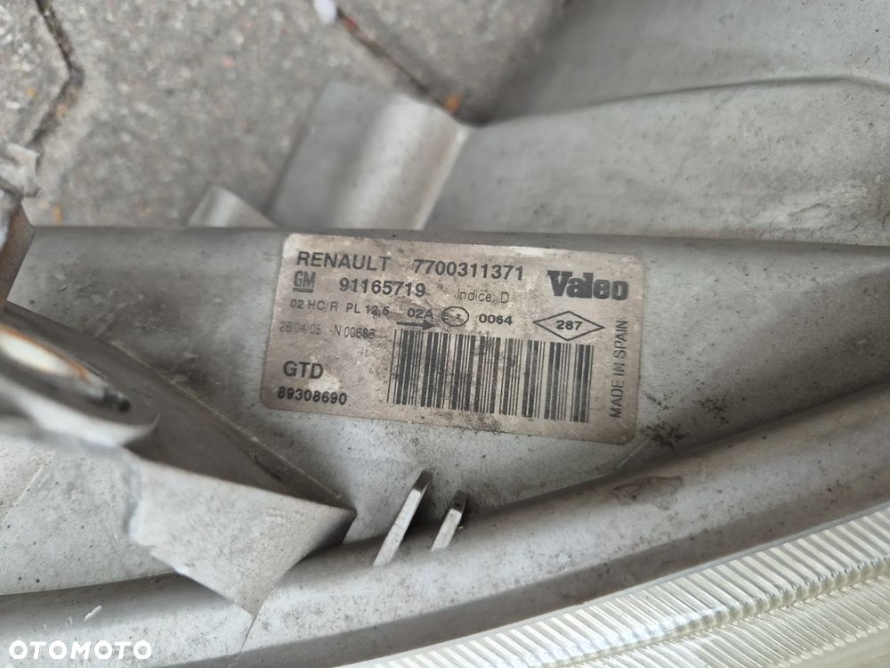 LAMPA LEWA PRAWA PRZÓD EU TRAFIC VIVARO PRIMASTAR 01-06r. - 7