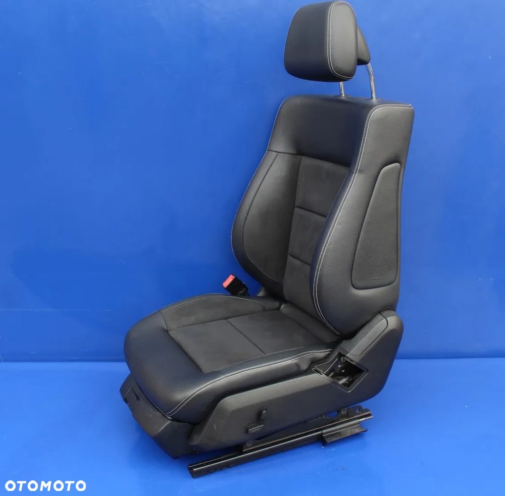 Fotel kierowcy lewy skóra + alcantara wersja sport OE Mercedes E-klasa W212 Lift 2014r - 20