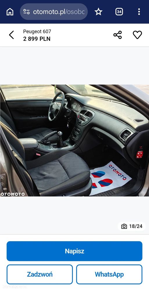 Peugeot 607 2.2 HDI Pack - 22