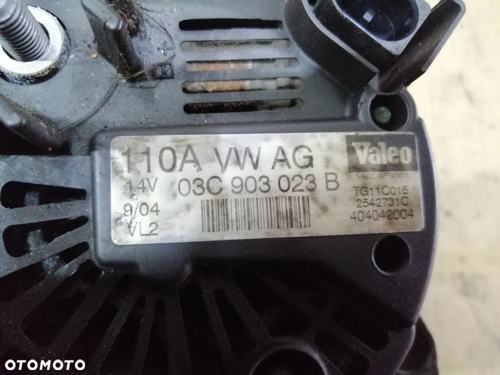 Audi Seat Skoda Volkswagen 1.6 FSi alternator Valeo 110A 03C903023B TG11C015 - 7