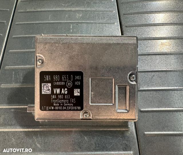 Camera video frontala parbriz  5WA980653D Volkswagen VW Passat B8 - 1
