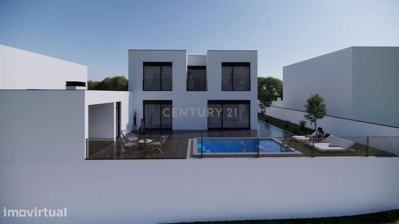 Terreno com Projeto Aprovado para Moradia com Piscina - Grande imagem: 3/43