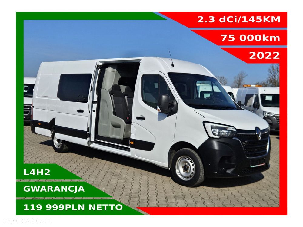 Renault Master L4H2 *119999zł Netto* Brygadówka 7 osób 2.3 dCi/145KM - 1