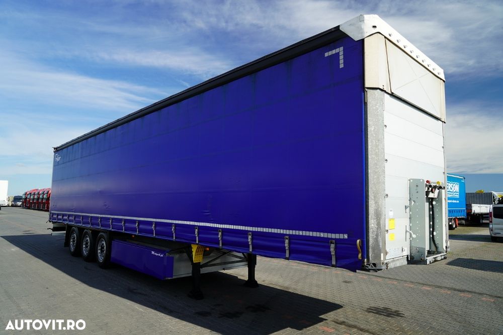Schmitz Cargobull CARGOBULL / CORTINĂ / STANDARD / AXĂ RIDICATĂ / ACOPERIȘ RIDICAT / COȘ PENTRU PALEȚI / - 10