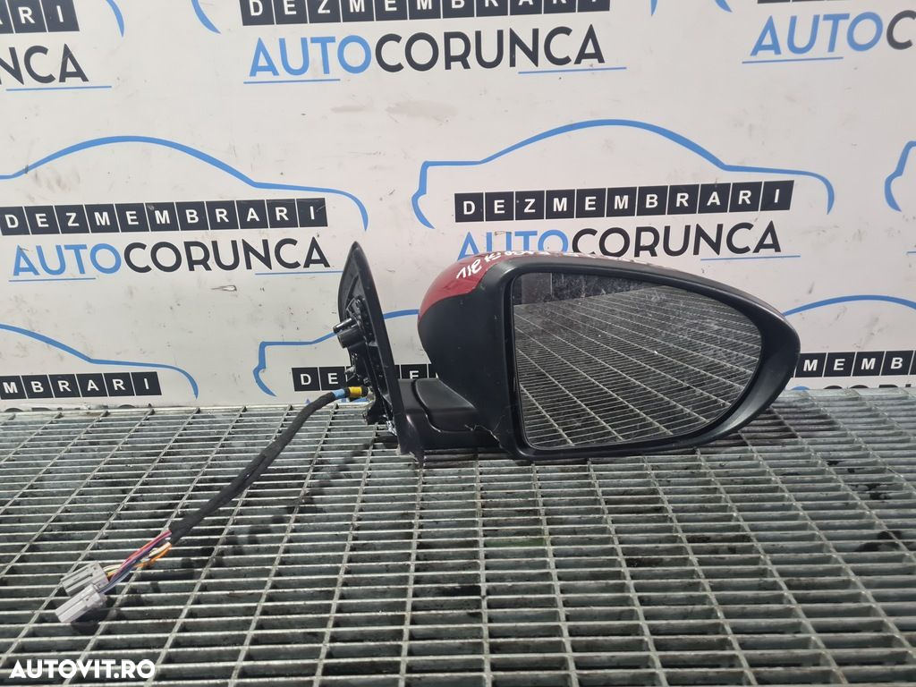 Oglinda dreapta Nissan Qashqai Facelift 2010 - 2013 4 Usi Rosu NAJ (986) Rabatabile ... - 2