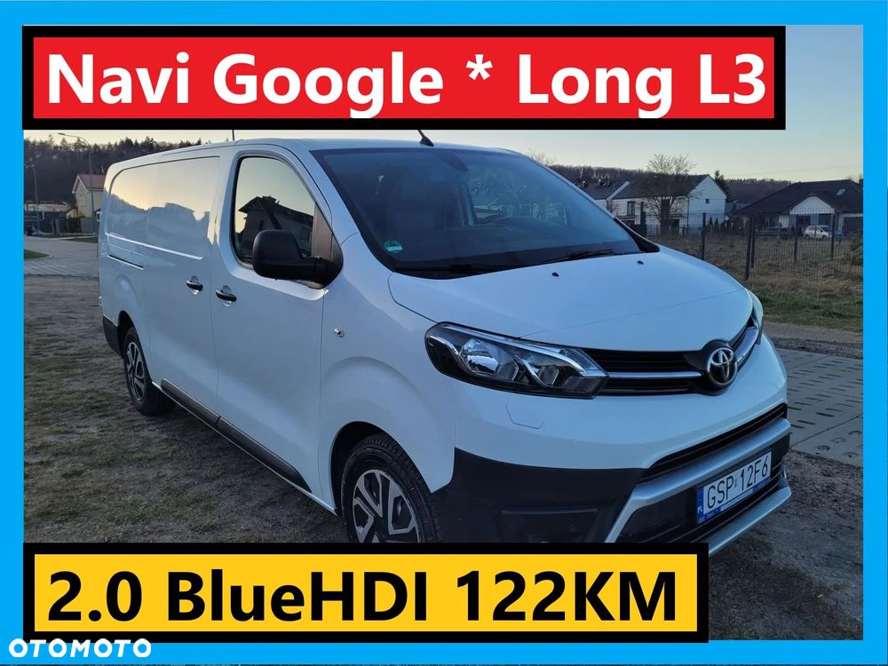 Toyota Proace LONG kamera 122KM NaviGoogle 3-osobowy - 1