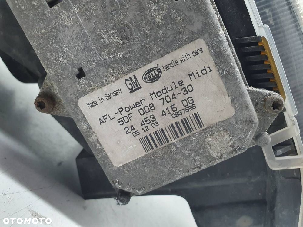 LAMPA PRZÓD PRAWA XENON SKRĘTNY OPEL VECTRA C EUROPA 15987200 - 10