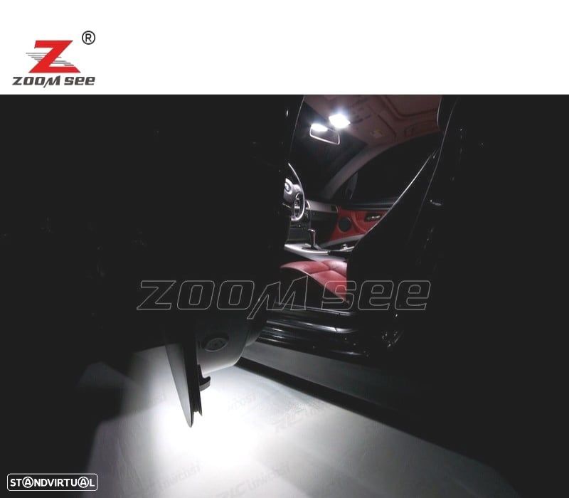 KIT COMPLETO DE 21 LÂMPADAS LED INTERIOR BMW SERIE 3 E92 COUPE M GTS 316I 318I 320D 320D XDRIVE 320 - 3