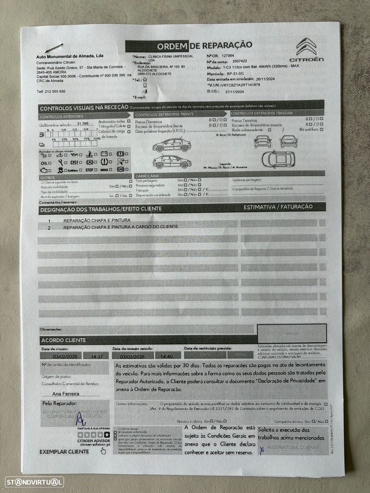 Citroën e-C3 44 kWh Autonomia Conforto Max - 17