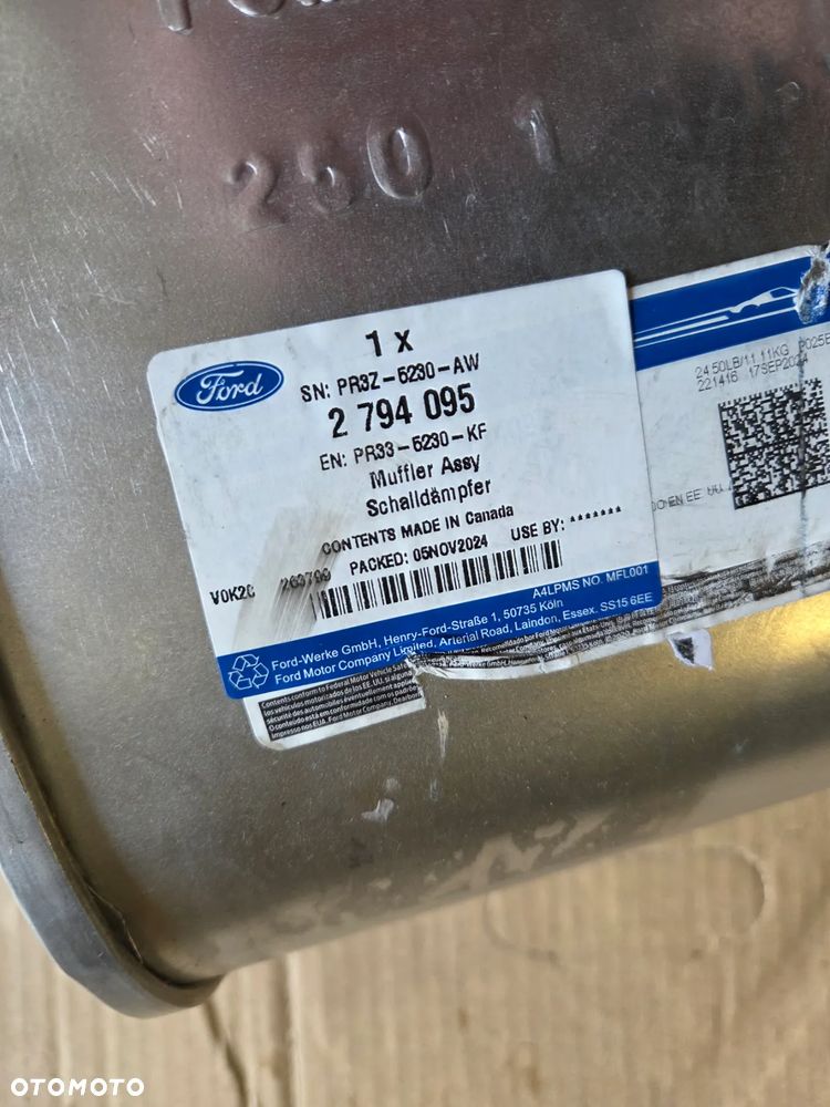 Prawy tłumik Ford Mustang MK-7 VII S650 GT 5.0 PR33-5230-KF PR3Z5230AW 2794095 2695602 FCM/F1-9010-R PR33-5L274-EA - 6