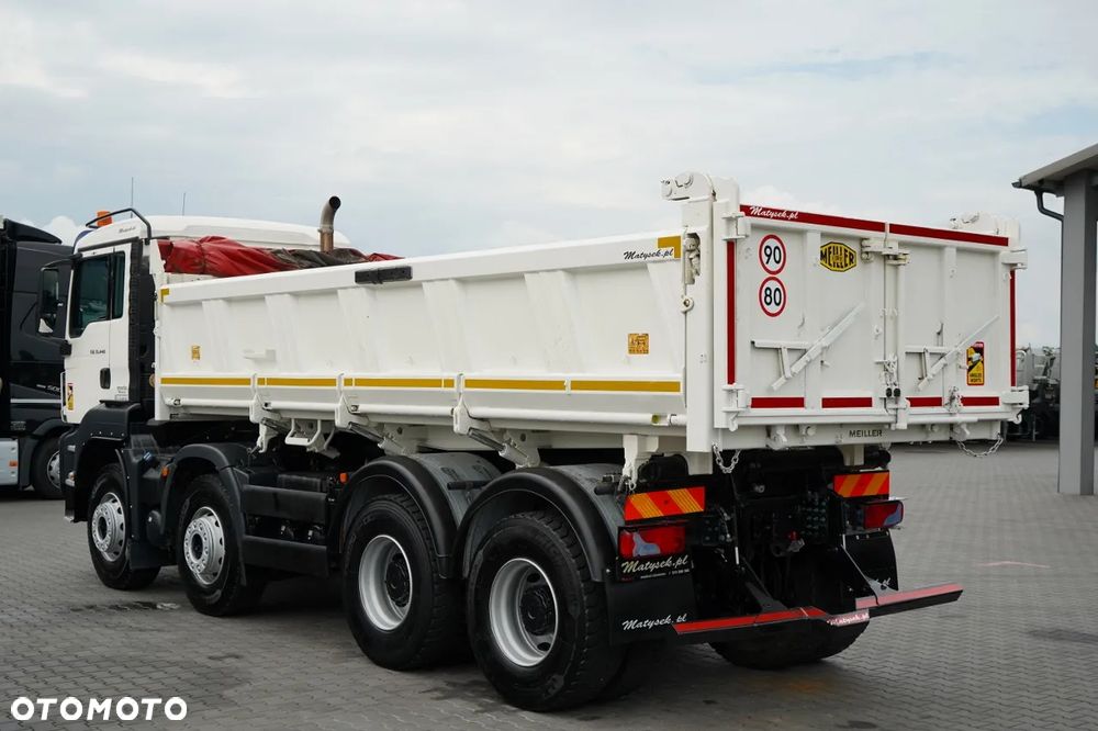 MAN TGS 35.440 / 8X4 / WYWROTKA 2 STR. / HYDROBURTA / BORDMATIC / ZABUDOWA MEILLER KIPPER - 13