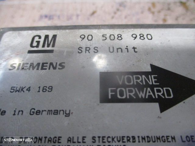 Modulo Airbag 90508980 OPEL VECTRA B 1996 1.6I 100CV 4P PRETO - 4