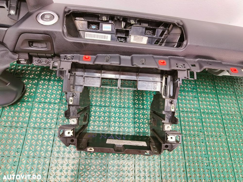 Plansa bord BMW seria 1 E81/82/87 Facelift pentru masini cu navigatie de fabrica( contine airbag pasager) - 3