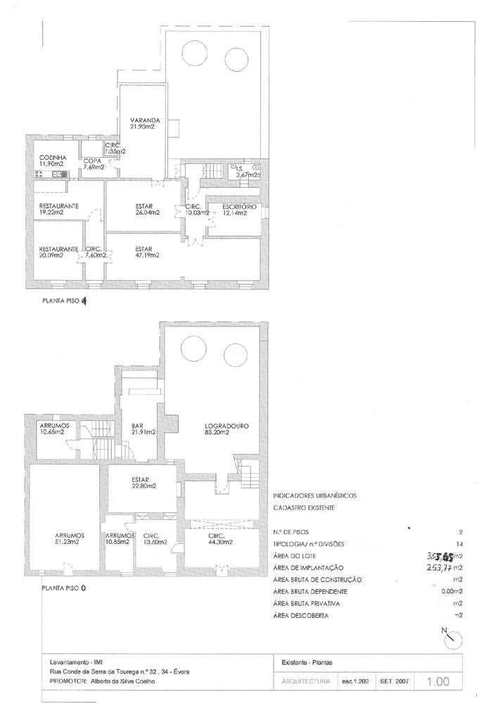 Casa Senhorial T6+6 com claustro no centro histórico de Évora - Grande imagem: 5/5