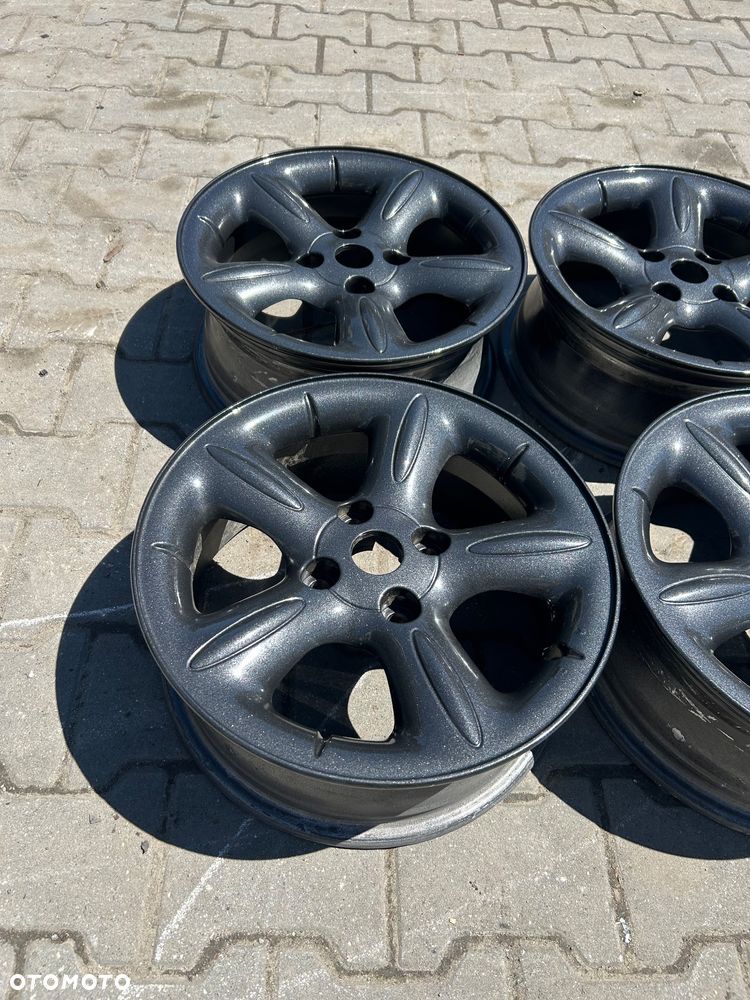 Alufelgi Peugeot Citroen 15 cali 4x108 oryginalne czarne - 2