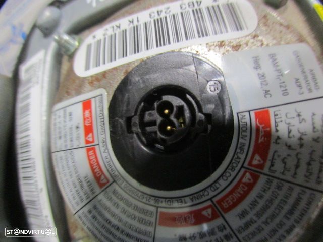 Airbag Condutor 631159969 B95975333 CHRYSLER GRAND VOYAGER 4 FASE 2 LONG 2006 2.8CRD 150CV 5P PRETO - 3