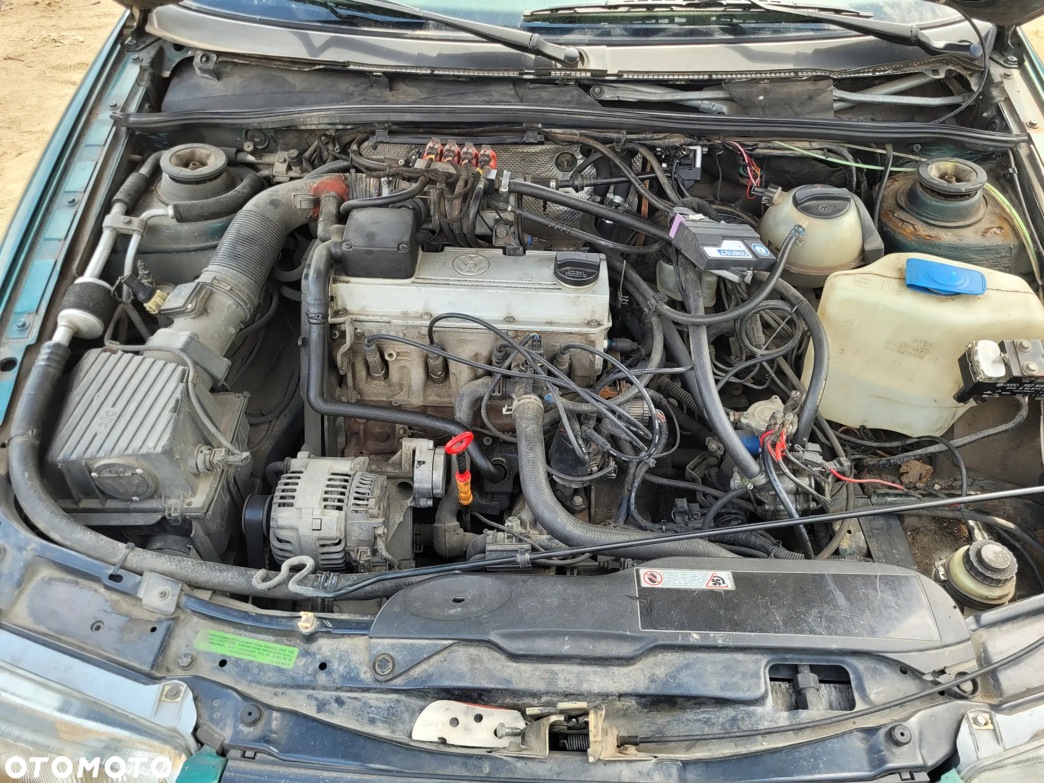 VW VOLKSWAGEN PASSAT B4 KOMBI 2.0 8V silnik skrzynia napęd sanki belka wahacz wahacze zacisk zaciski zwrotnica piasta - 2