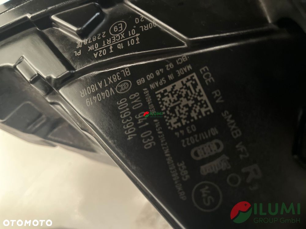 8y0941036 AUDI A3 8y0 Matrix Reflektor Prawy - 7