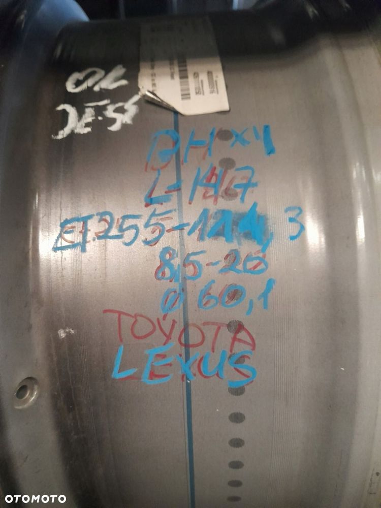 Felga aluminiowa Lexus OE 8.5" x 20" 5x114,3 ET25 - 8