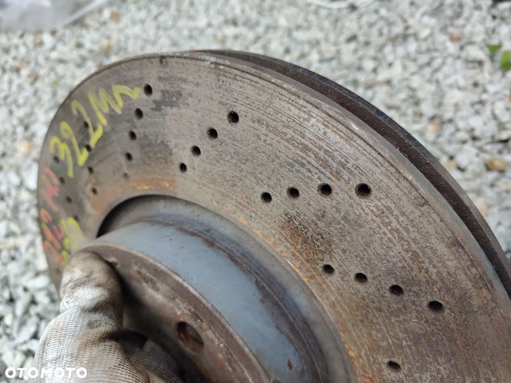MERCEDES w212 W204 W207 TarczeHamulcowe Perforowane 322mm Przód Komplet z Klockami - 10