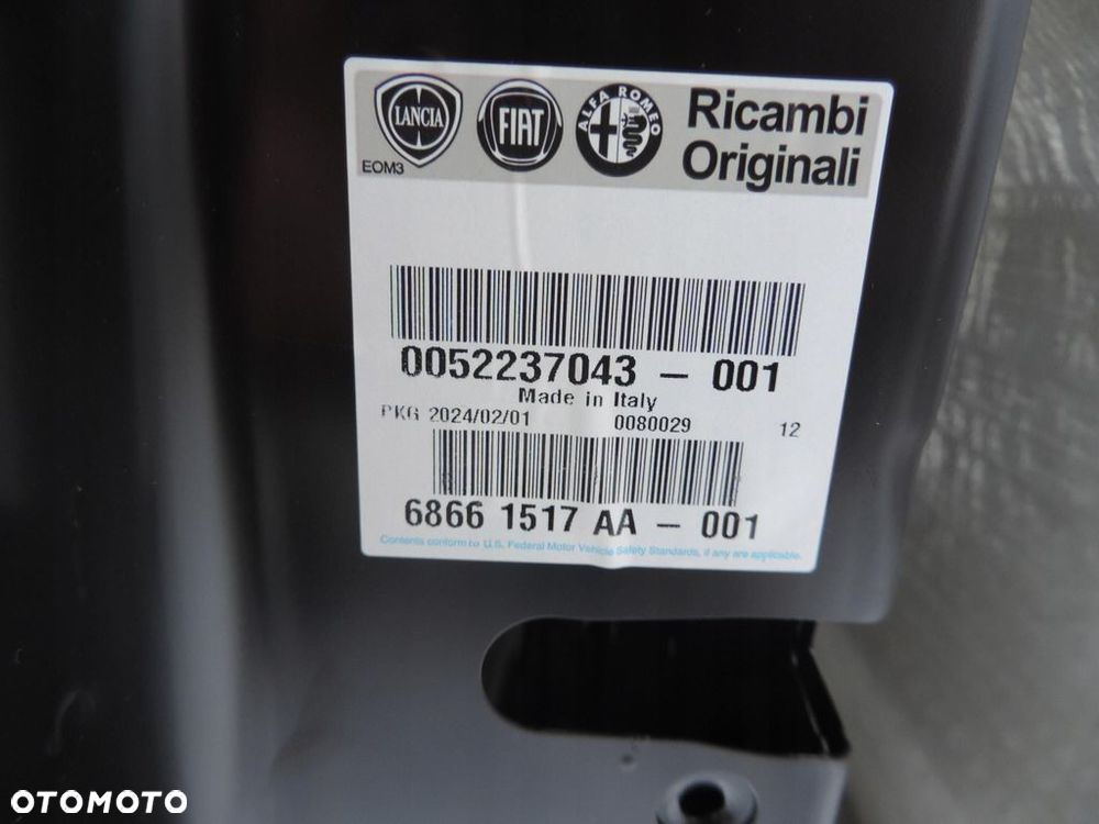 FIAT 500E ELEKTRYK DRZWI LEWE PRZÓD 52237043 NOWE ORYGINAŁ - 5